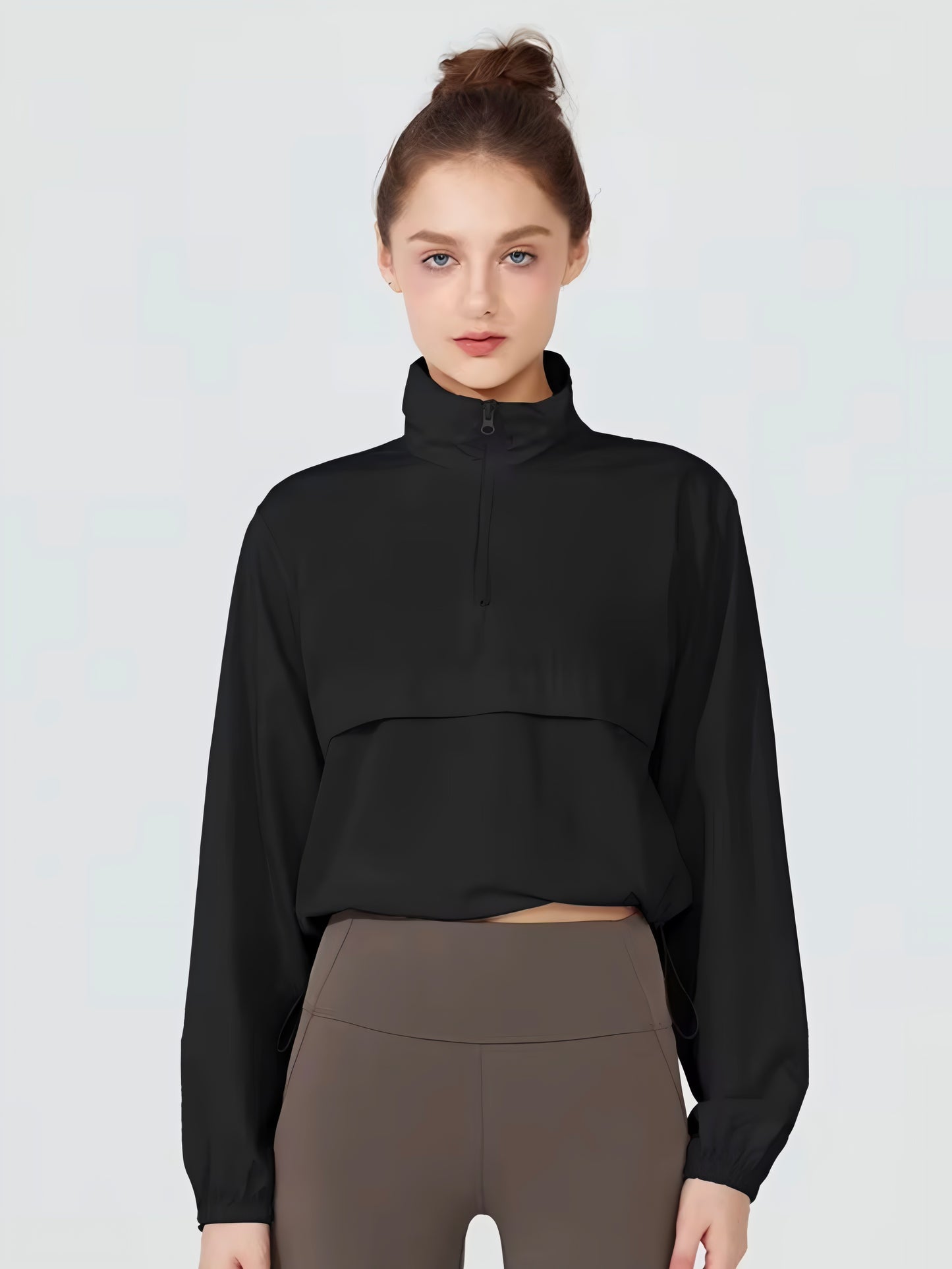 Half Zip Sweater | Black